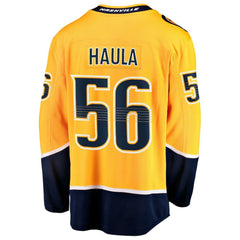 Erik Haula Nashville Predators Fanatics Home Breakaway Jersey - Gold | US 203275977