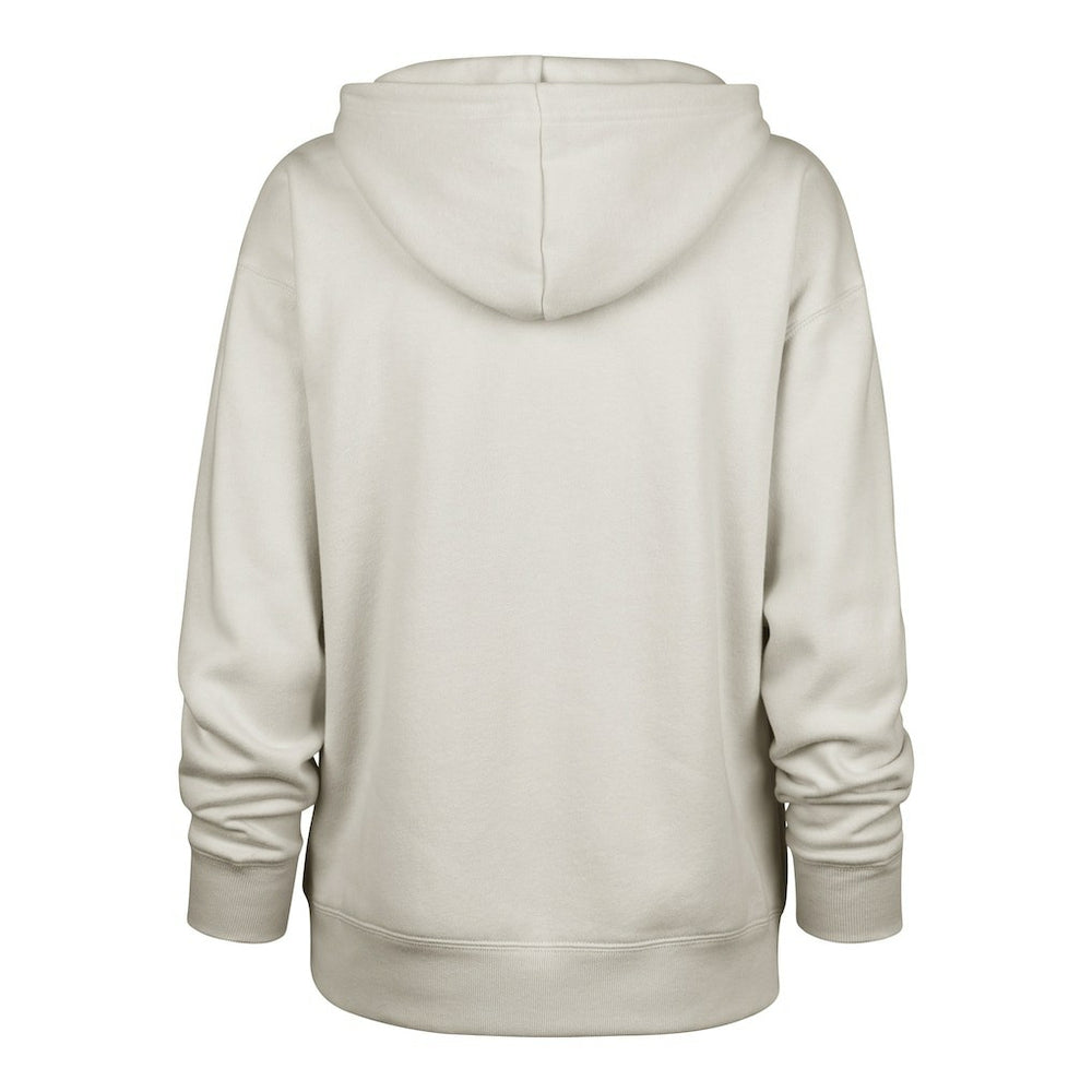 Cleveland Browns '47 Women's Dawg Pound XL Whirlwind Naomi Pullover Hoodie - Cream Hoodies