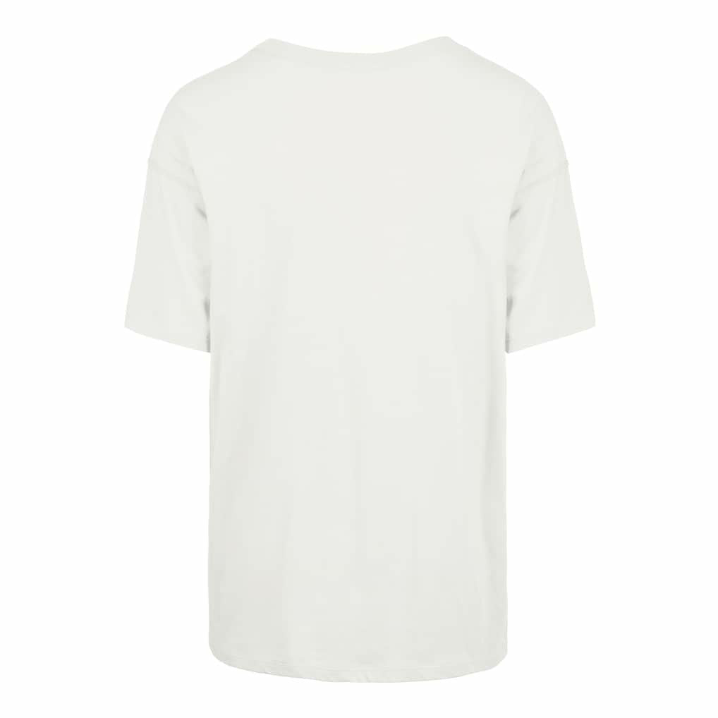 Cleveland Browns '47 Women's Dawg Pound XL Premier Sadie Oversized T-Shirt - Cream T-shirts