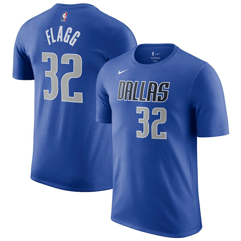 Cooper Flagg Dallas Mavericks 2025 NBA Draft Icon Name & Number T-Shirt Blue - Nike outlet