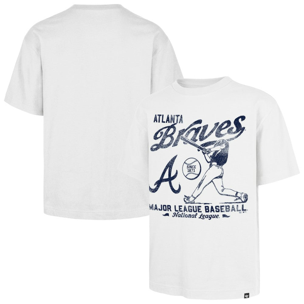 Atlanta Braves '47 Regional Batter Foundation T-Shirt - White T-shirts