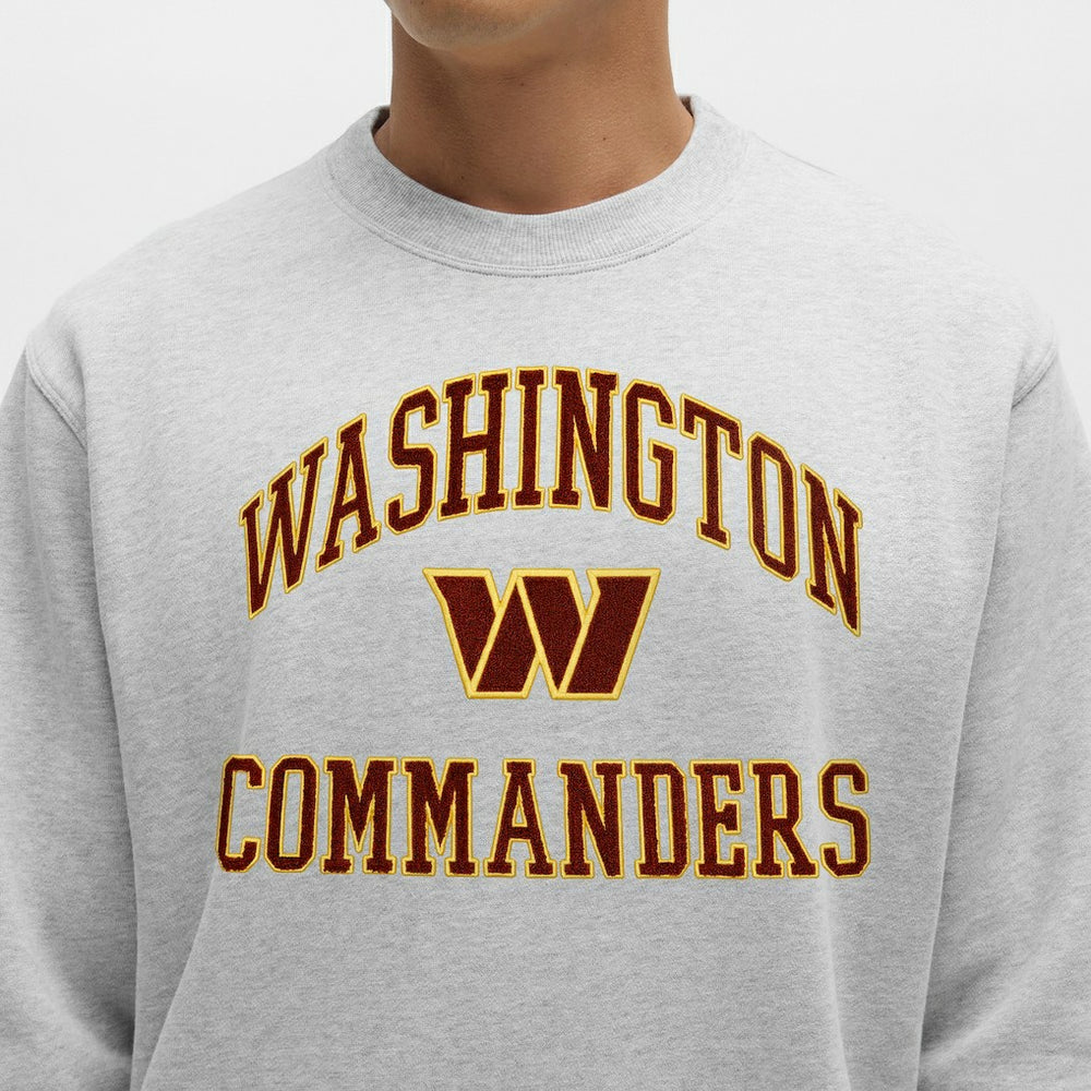 Washington Commanders lululemon Steady State Sweatshirt - Heathered Silver Drop Sweatshirts