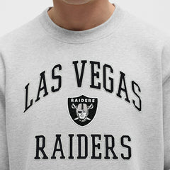 Las Vegas Raiders lululemon Steady State Sweatshirt - Heathered Silver Drop Sweatshirts