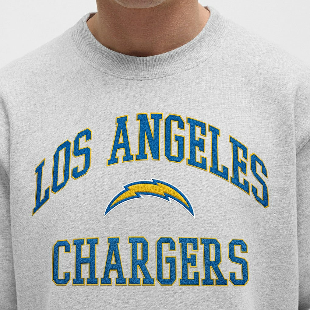 Los Angeles Chargers lululemon Steady State Sweatshirt - Heathered Silver Drop Sweatshirts