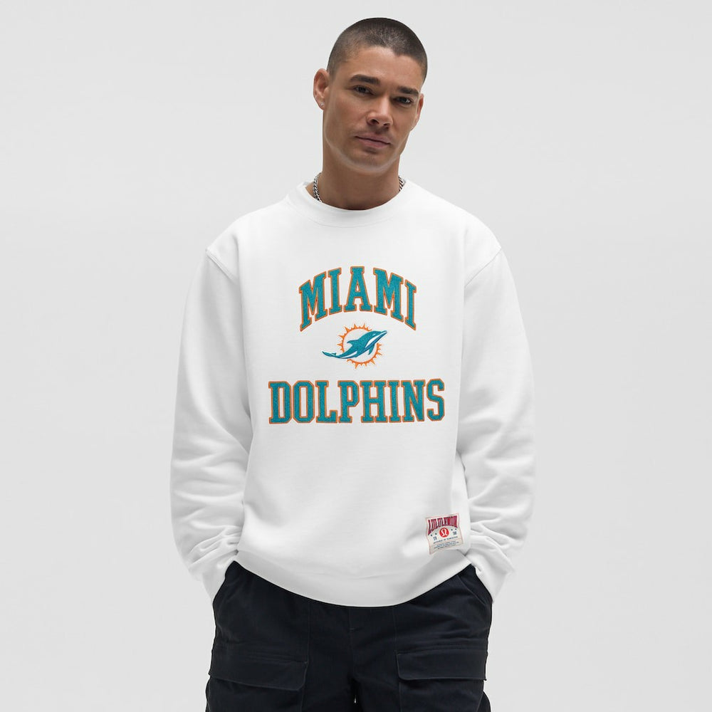 Miami Dolphins lululemon Steady State Sweatshirt - White Sweatshirts