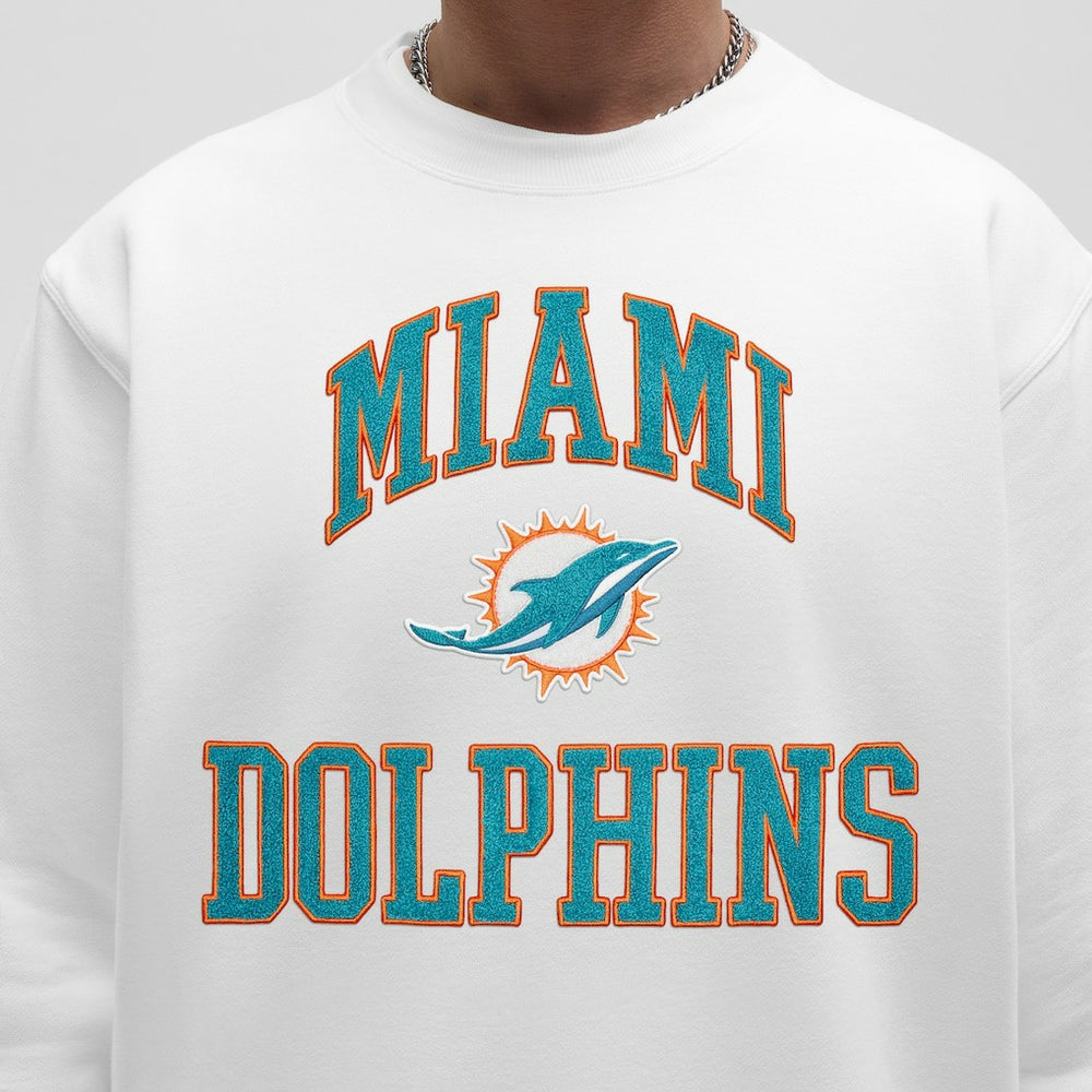 Miami Dolphins lululemon Steady State Sweatshirt - White Sweatshirts