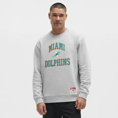 Miami Dolphins lululemon Steady State Sweatshirt - Heathered Silver Drop Sweatshirts