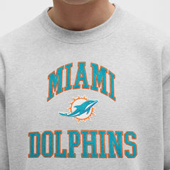 Miami Dolphins lululemon Steady State Sweatshirt - Heathered Silver Drop Sweatshirts