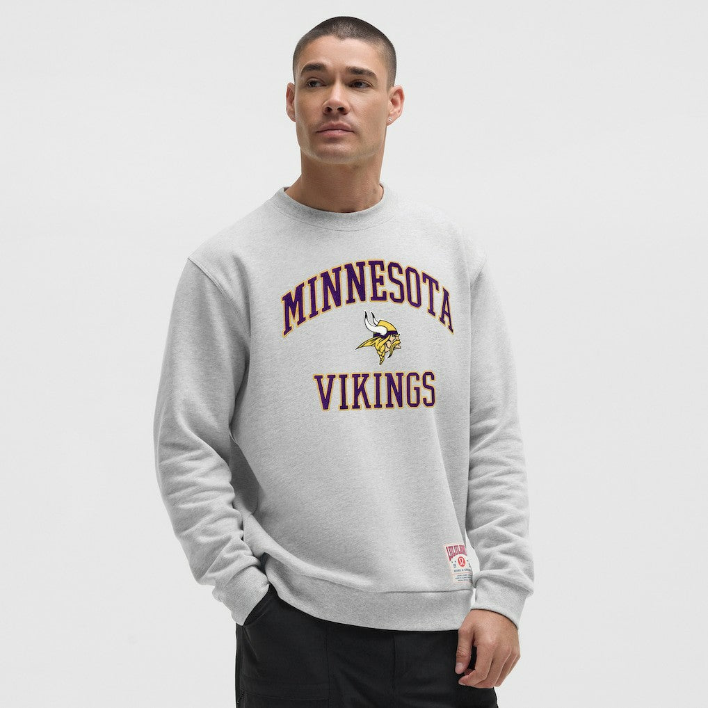 Minnesota Vikings lululemon Steady State Sweatshirt - Heathered Silver Drop Sweatshirts