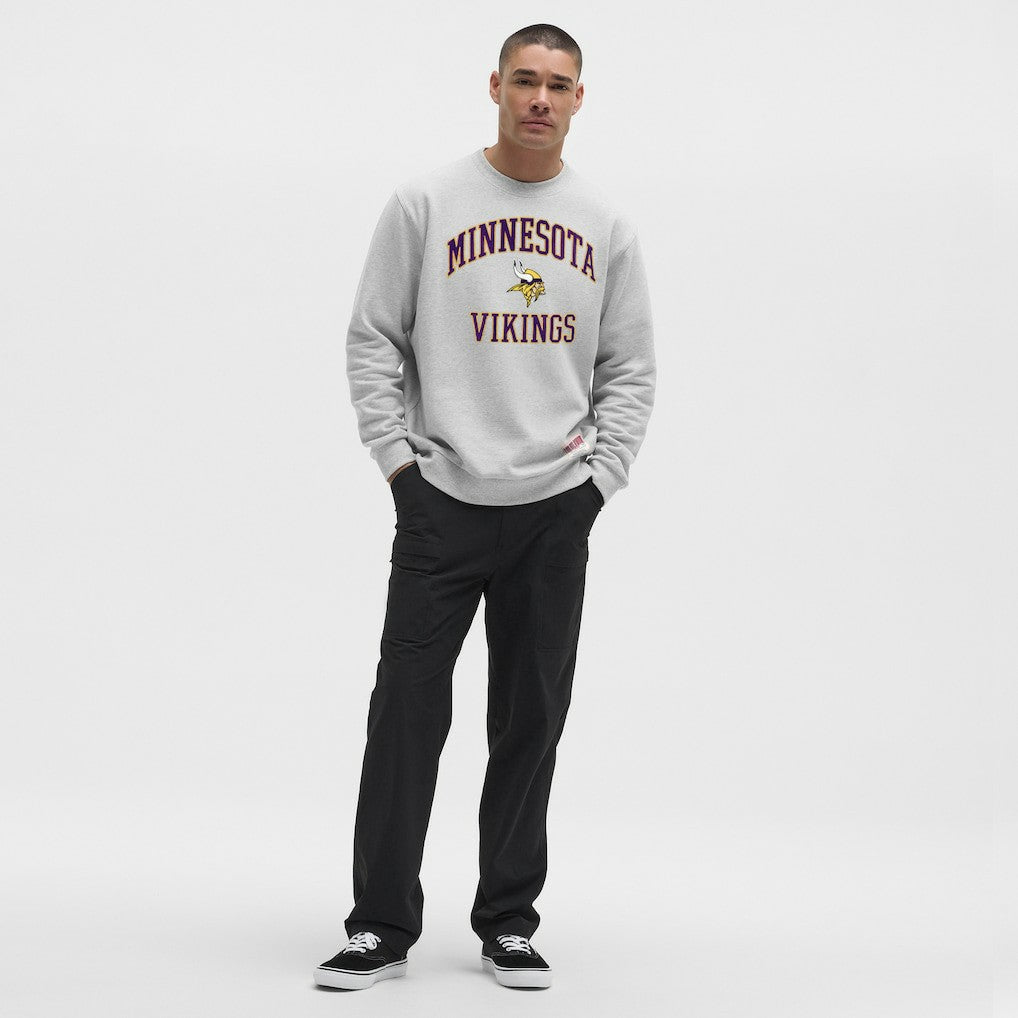Minnesota Vikings lululemon Steady State Sweatshirt - Heathered Silver Drop Sweatshirts