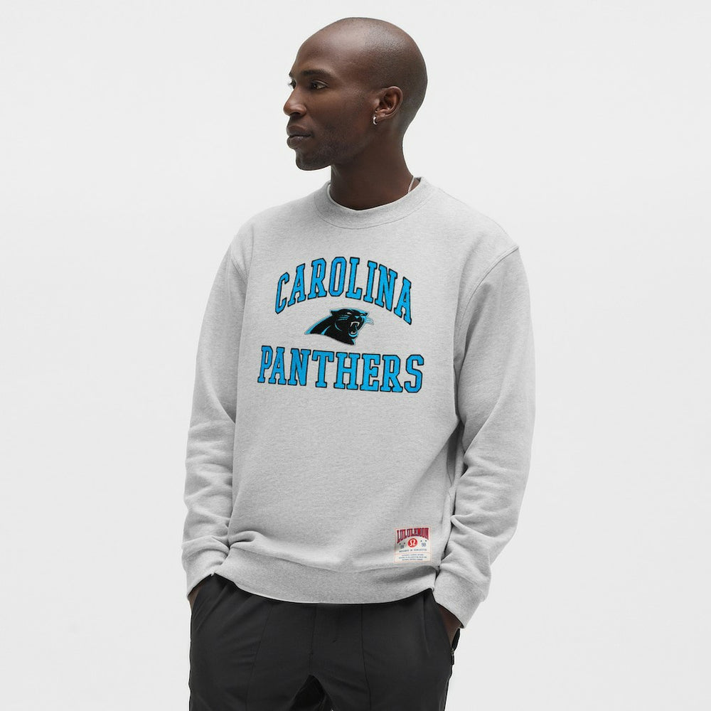 Carolina Panthers lululemon Steady State Sweatshirt - Heathered Silver Drop Sweatshirts