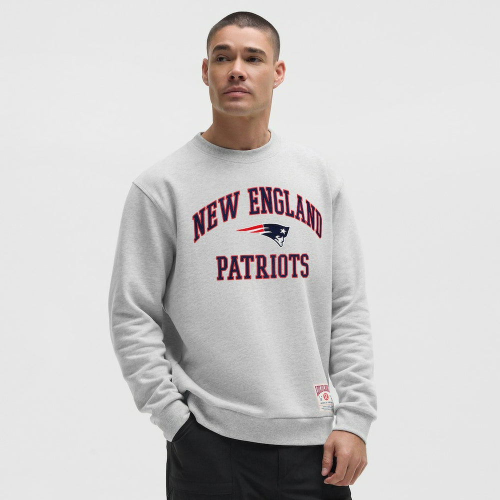 New England Patriots lululemon Steady State Sweatshirt - Heathered Silver Drop Sweatshirts