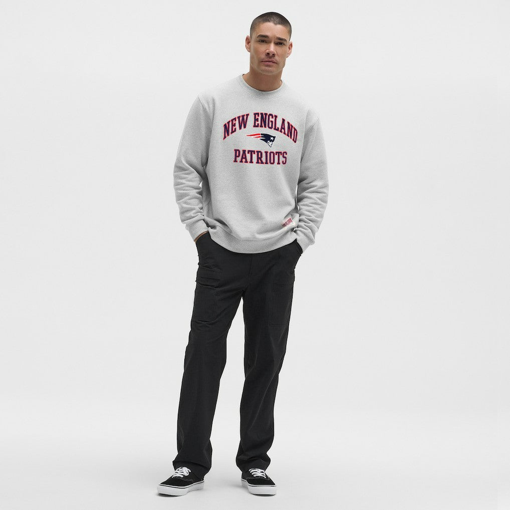 New England Patriots lululemon Steady State Sweatshirt - Heathered Silver Drop Sweatshirts