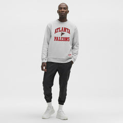 Atlanta Falcons lululemon Steady State Sweatshirt - Heathered Silver Drop Sweatshirts