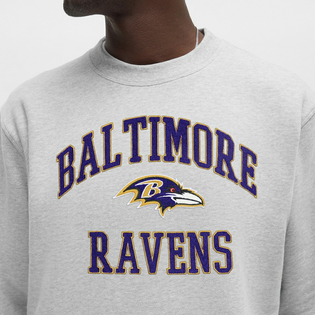 Baltimore Ravens lululemon Steady State Sweatshirt - Heathered Silver Drop Sweatshirts