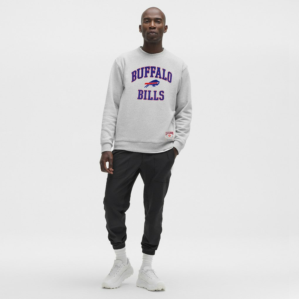 Buffalo Bills lululemon Steady State Sweatshirt - Heathered Silver Drop Sweatshirts