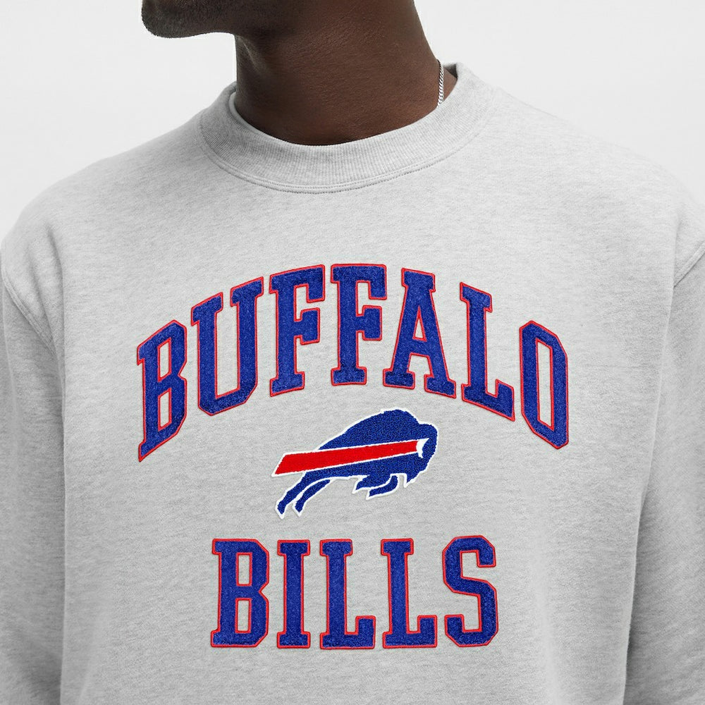 Buffalo Bills lululemon Steady State Sweatshirt - Heathered Silver Drop Sweatshirts