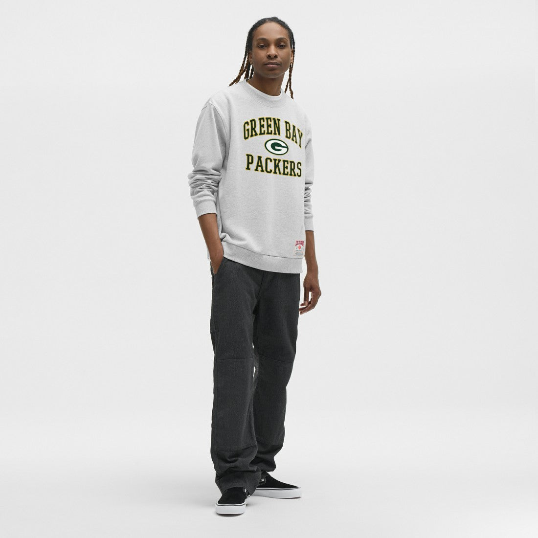 Green Bay Packers lululemon Steady State Sweatshirt - Heathered Silver Drop Sweatshirts