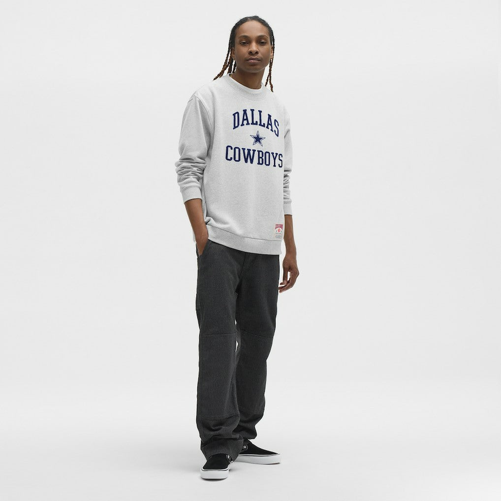 Dallas Cowboys lululemon Steady State Sweatshirt - Heathered Silver Drop Sweatshirts