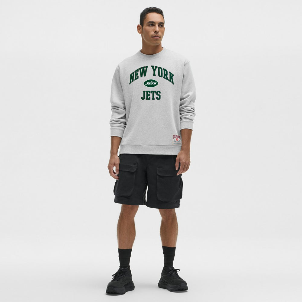 New York Jets lululemon Steady State Sweatshirt - Heathered Silver Drop Sweatshirts
