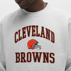 Cleveland Browns lululemon Steady State Sweatshirt - Heathered Silver Drop Sweatshirts