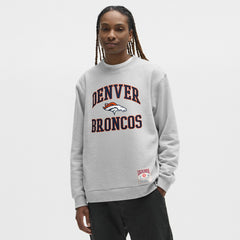 Denver Broncos lululemon Steady State Sweatshirt - Heathered Silver Drop Sweatshirts