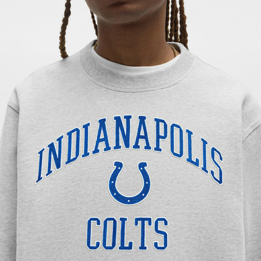 Indianapolis Colts lululemon Steady State Sweatshirt - Heathered Silver Drop Sweatshirts