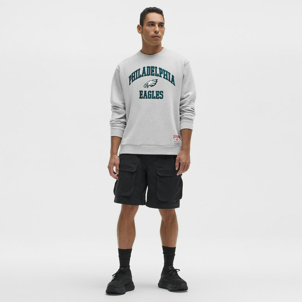 Philadelphia Eagles lululemon Steady State Sweatshirt - Heathered Silver Drop Sweatshirts