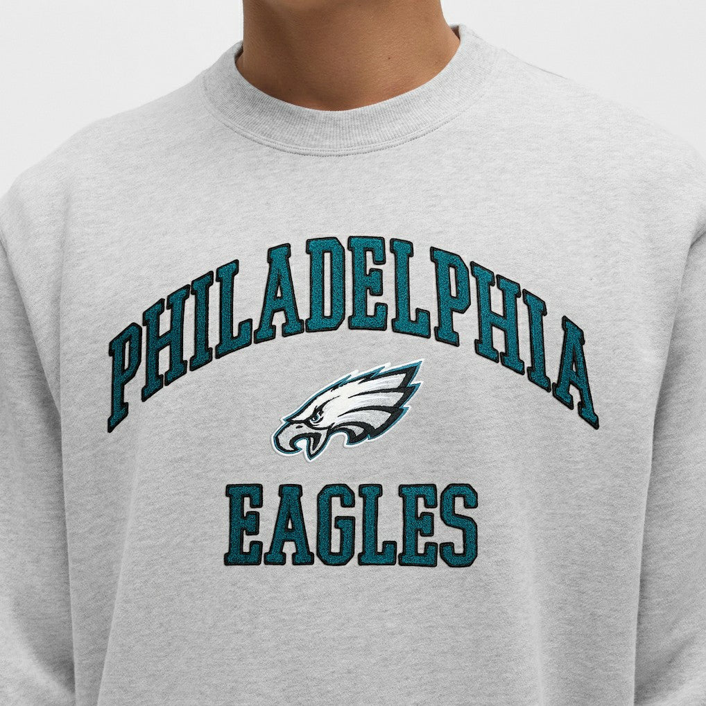 Philadelphia Eagles lululemon Steady State Sweatshirt - Heathered Silver Drop Sweatshirts