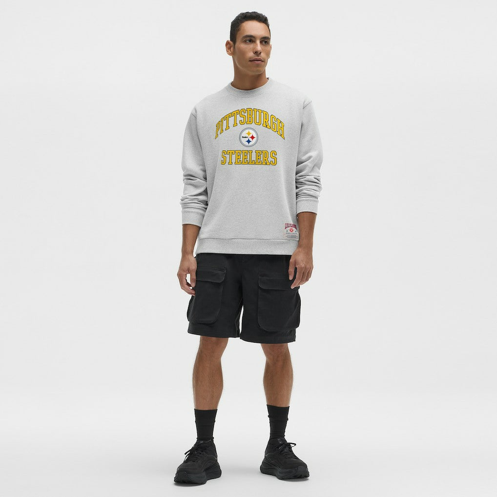 Pittsburgh Steelers lululemon Steady State Sweatshirt - Heathered Silver Drop Sweatshirts