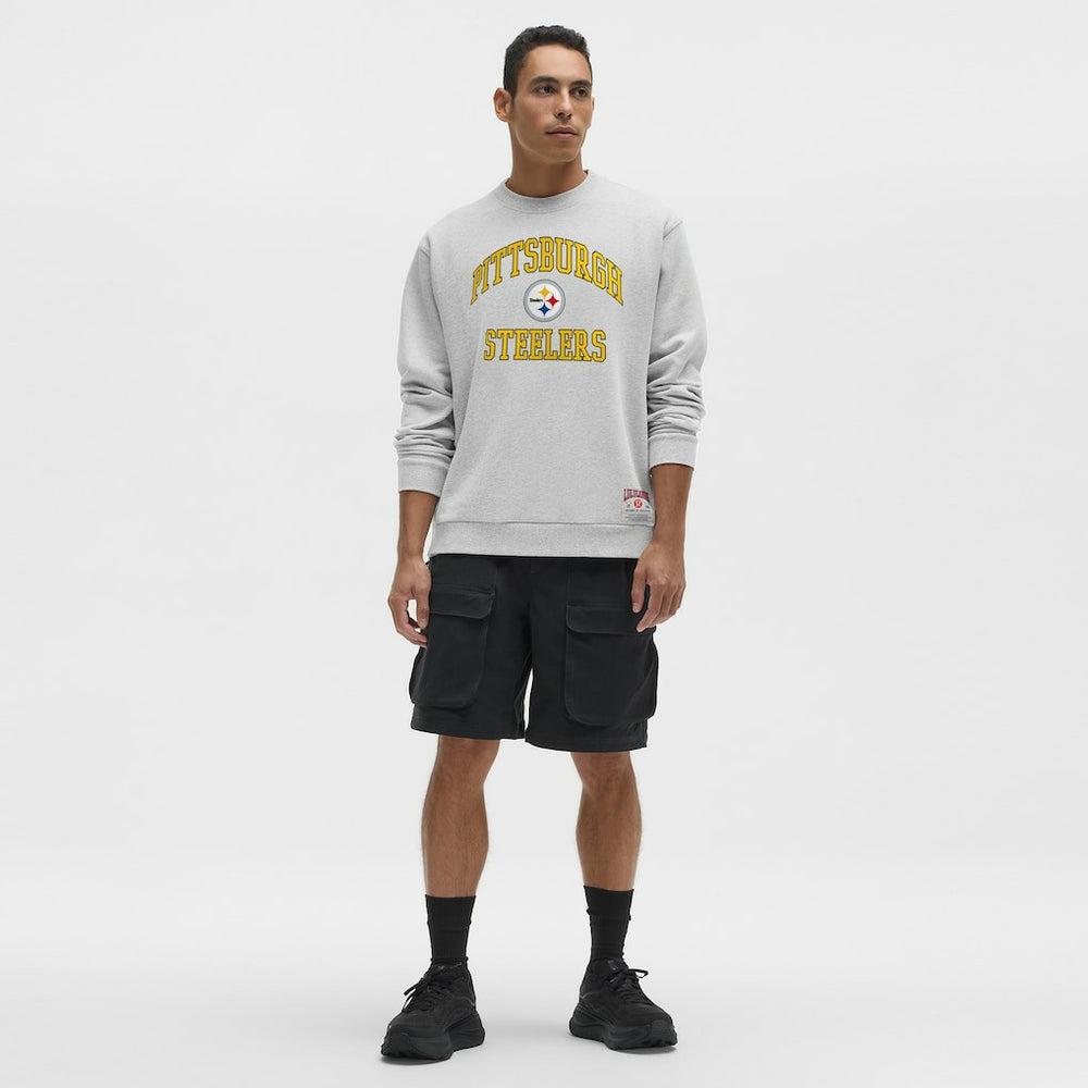 Pittsburgh Steelers lululemon Steady State Sweatshirt - Heathered Silver Drop Sweatshirts