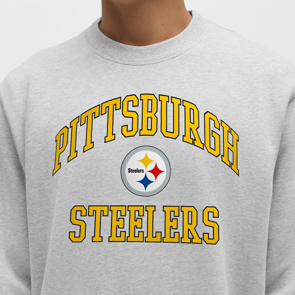 Pittsburgh Steelers lululemon Steady State Sweatshirt - Heathered Silver Drop Sweatshirts