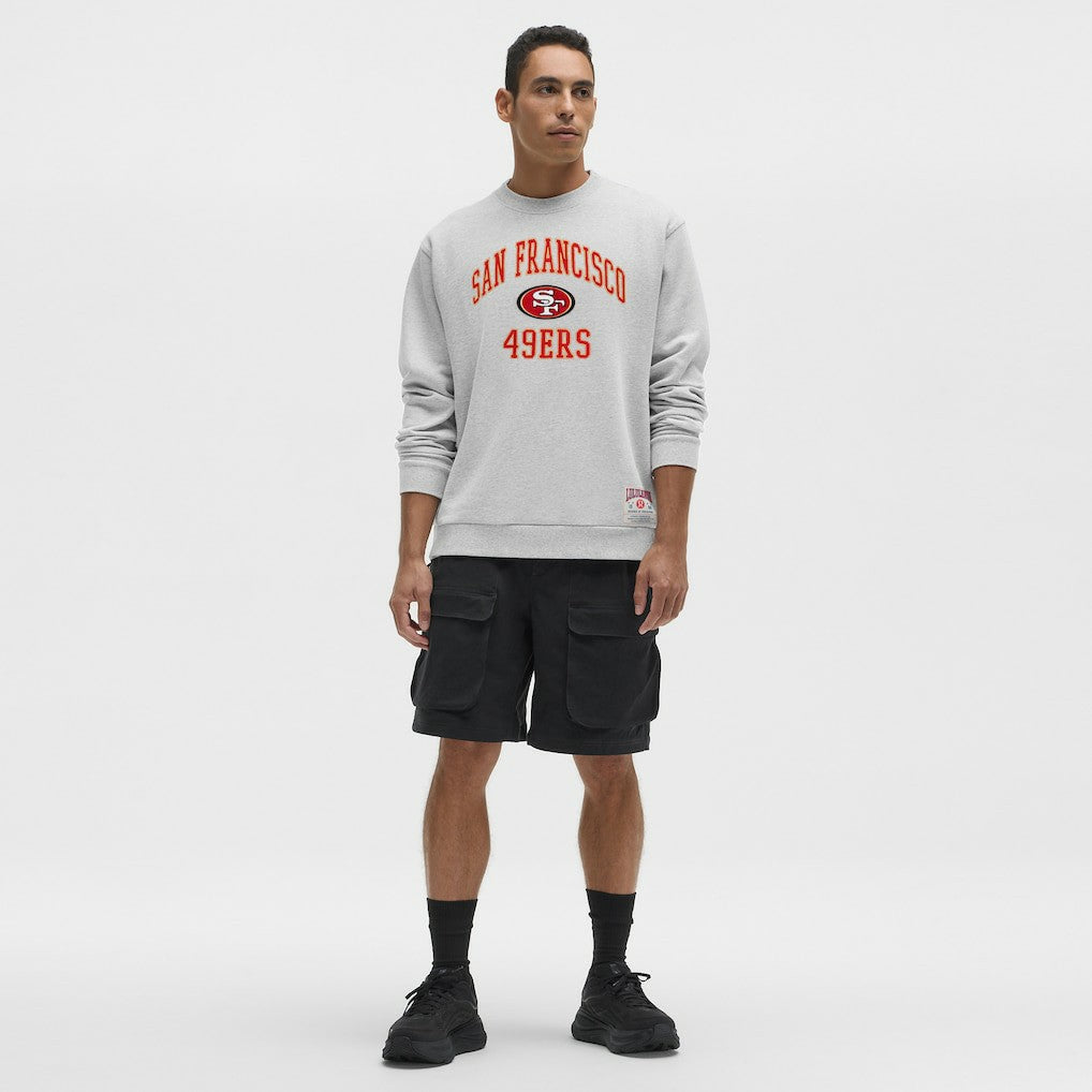 San Francisco 49ers lululemon Steady State Sweatshirt - Heathered Silver Drop Sweatshirts