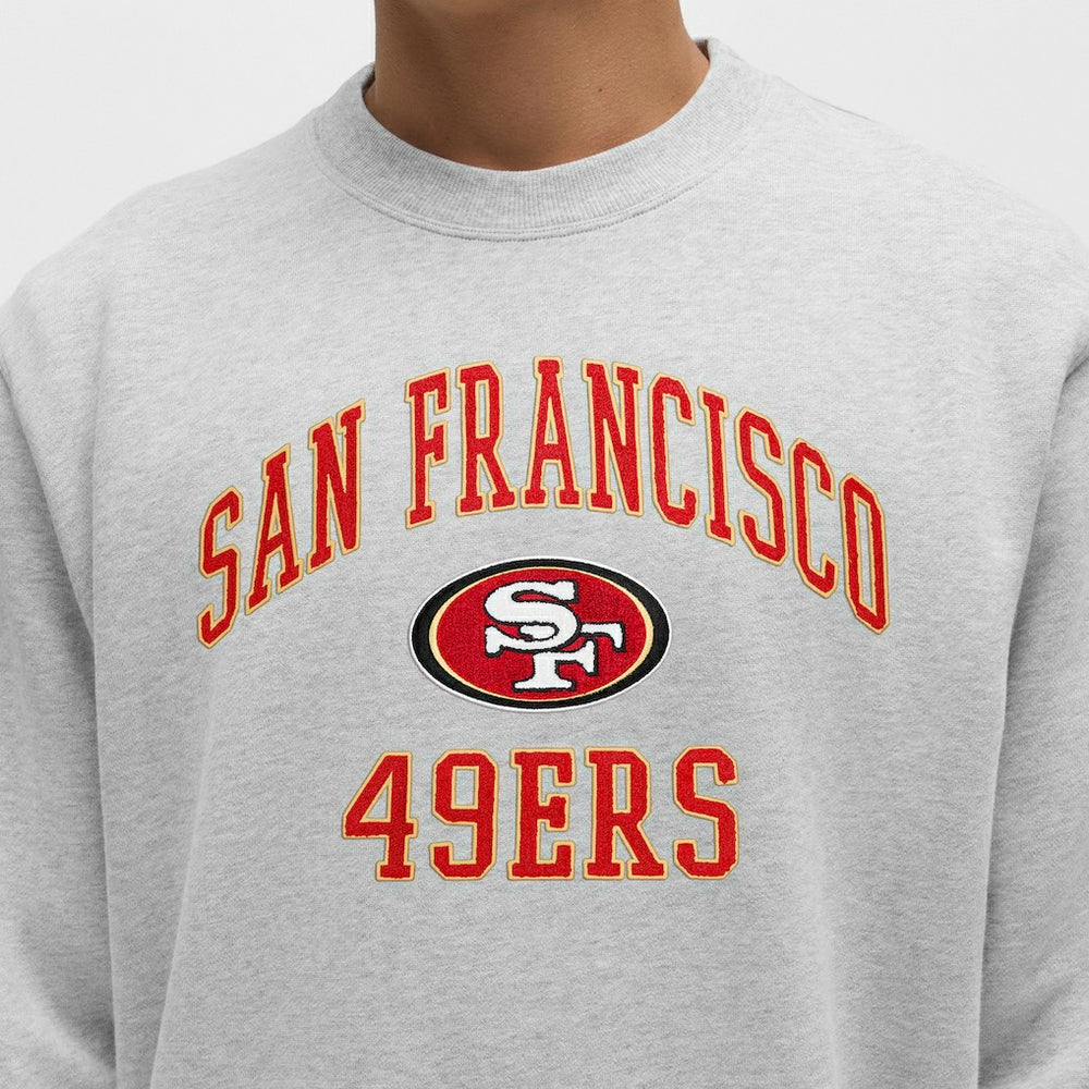 San Francisco 49ers lululemon Steady State Sweatshirt - Heathered Silver Drop Sweatshirts