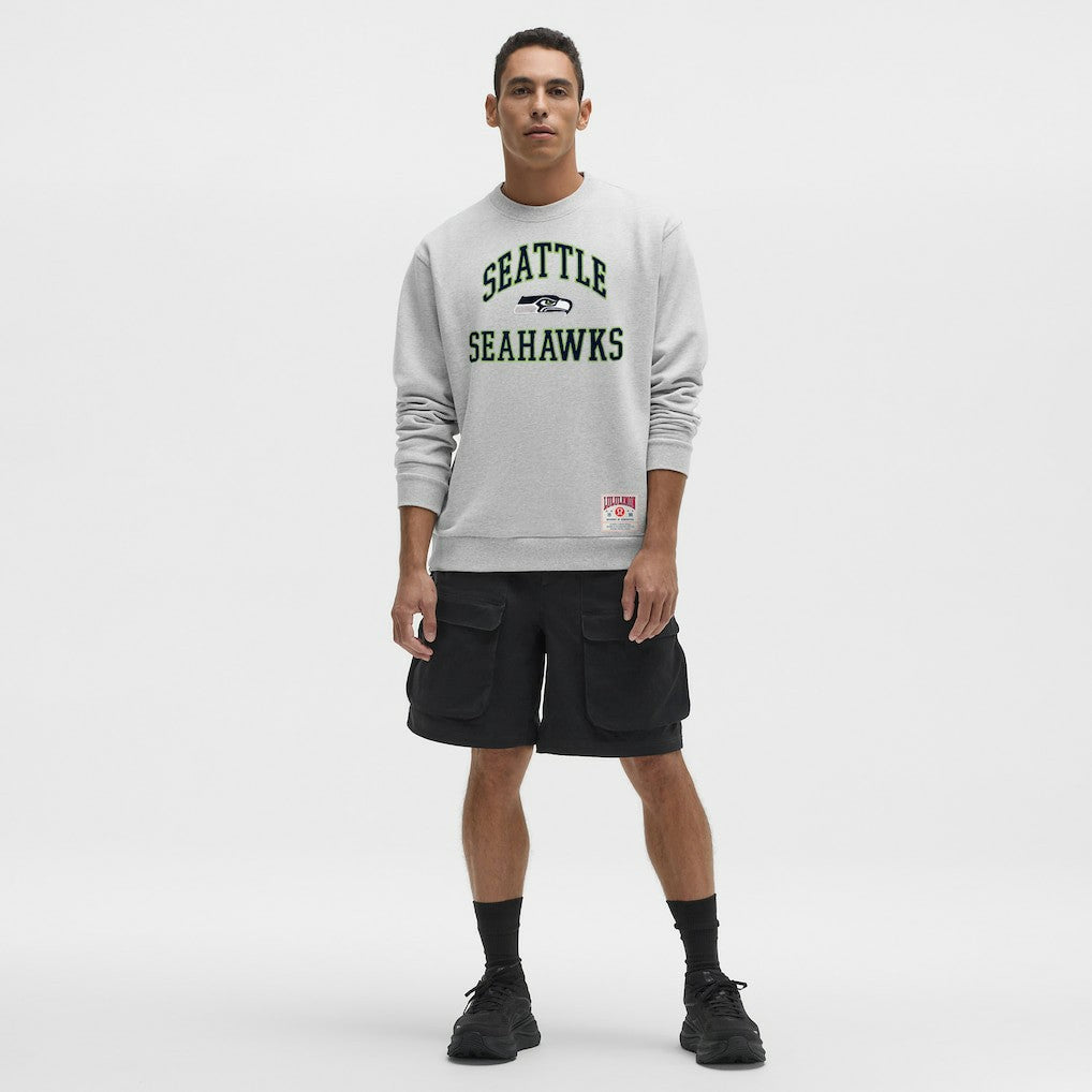 Seattle Seahawks lululemon Steady State Sweatshirt - Heathered Silver Drop Sweatshirts