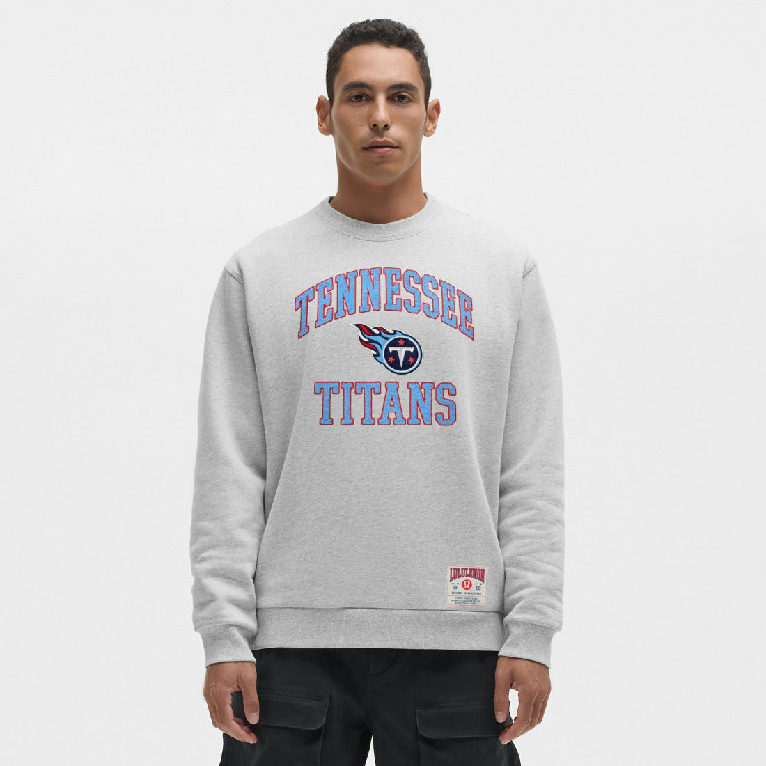 Tennessee Titans lululemon Steady State Sweatshirt - Heathered Silver Drop Sweatshirts