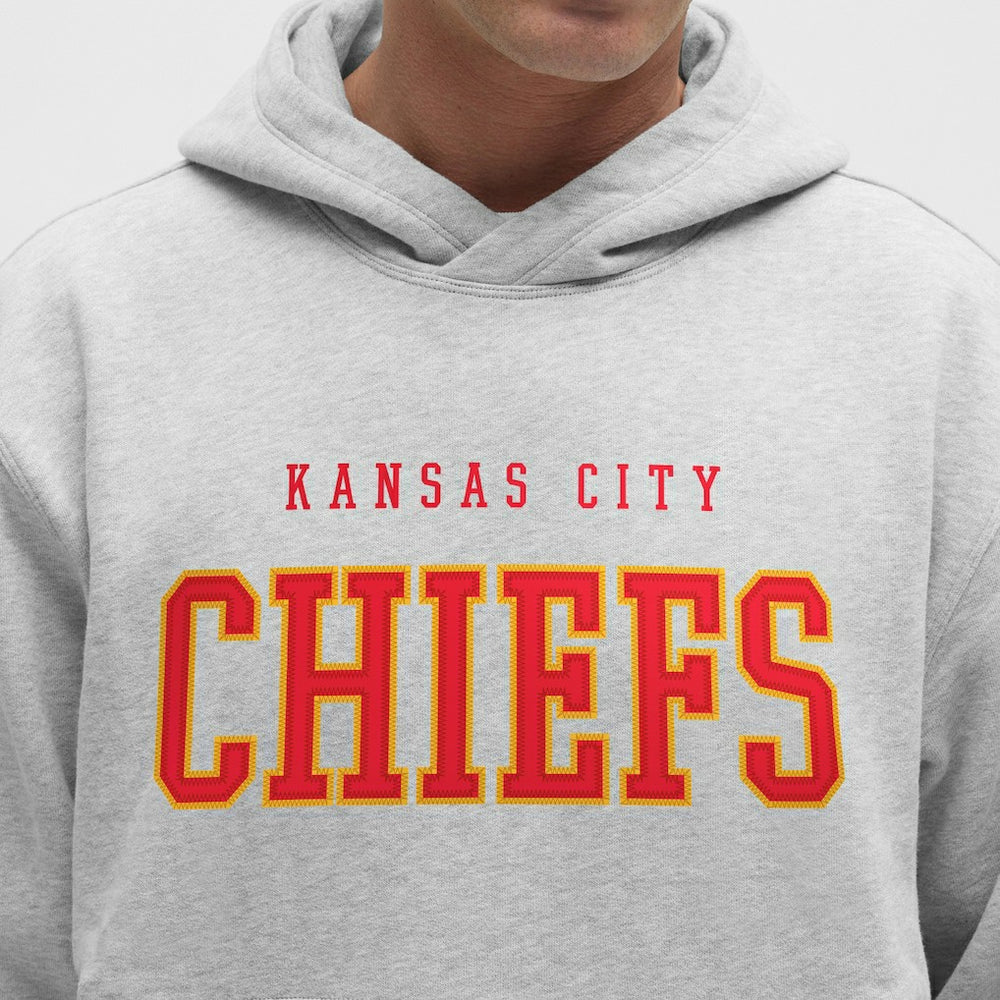 Kansas City Chiefs lululemon Steady State Pullover Hoodie - Heathered Silver Drop Hoodies