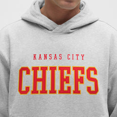Kansas City Chiefs lululemon Steady State Pullover Hoodie - Heathered Silver Drop Hoodies