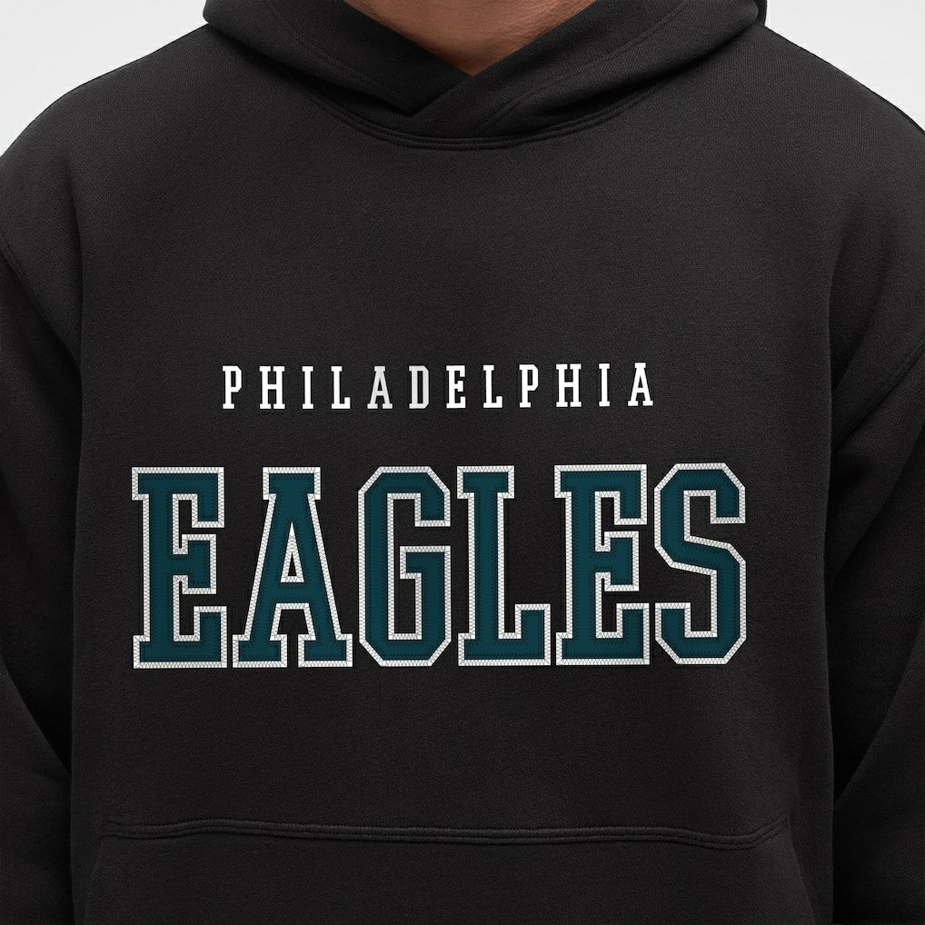 Philadelphia Eagles lululemon Steady State Pullover Hoodie - Black Hoodies