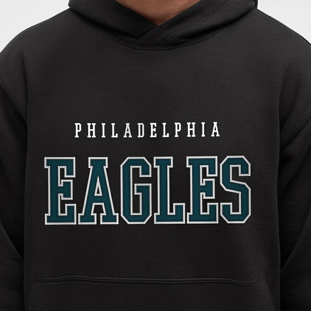 Philadelphia Eagles lululemon Steady State Pullover Hoodie - Black Hoodies