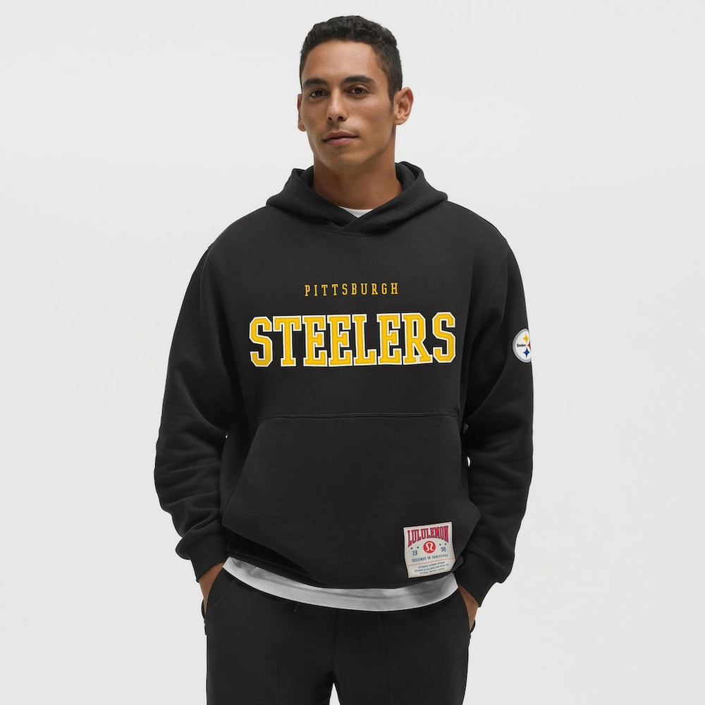 Pittsburgh Steelers lululemon Steady State Pullover Hoodie - Black Hoodies