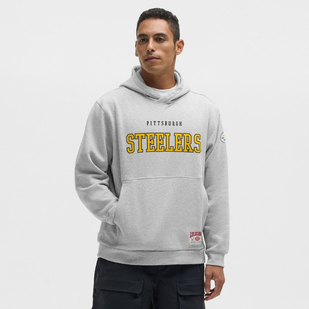 Pittsburgh Steelers lululemon Steady State Pullover Hoodie - Heathered Silver Drop Hoodies