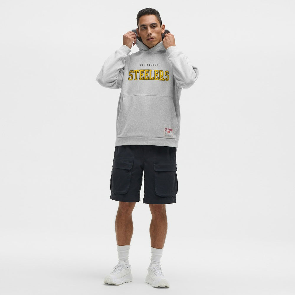 Pittsburgh Steelers lululemon Steady State Pullover Hoodie - Heathered Silver Drop Hoodies