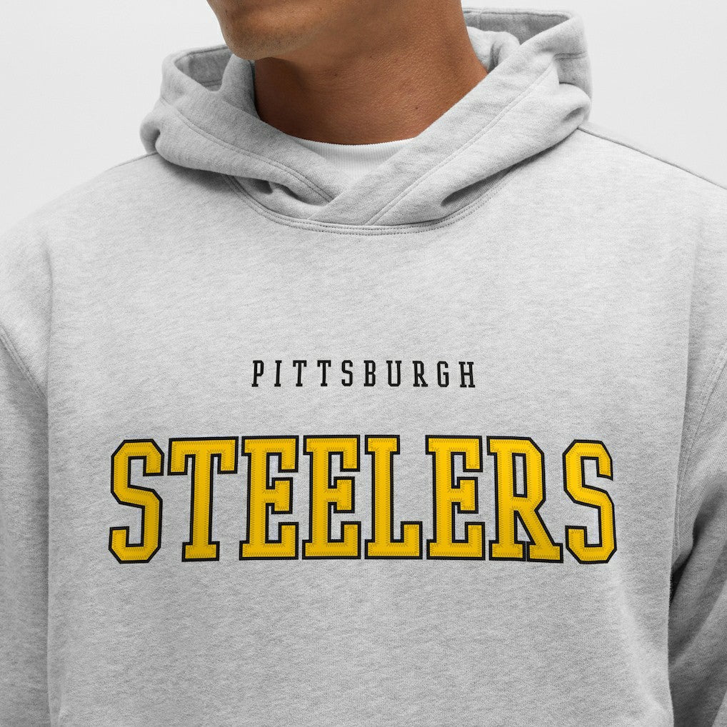 Pittsburgh Steelers lululemon Steady State Pullover Hoodie - Heathered Silver Drop Hoodies