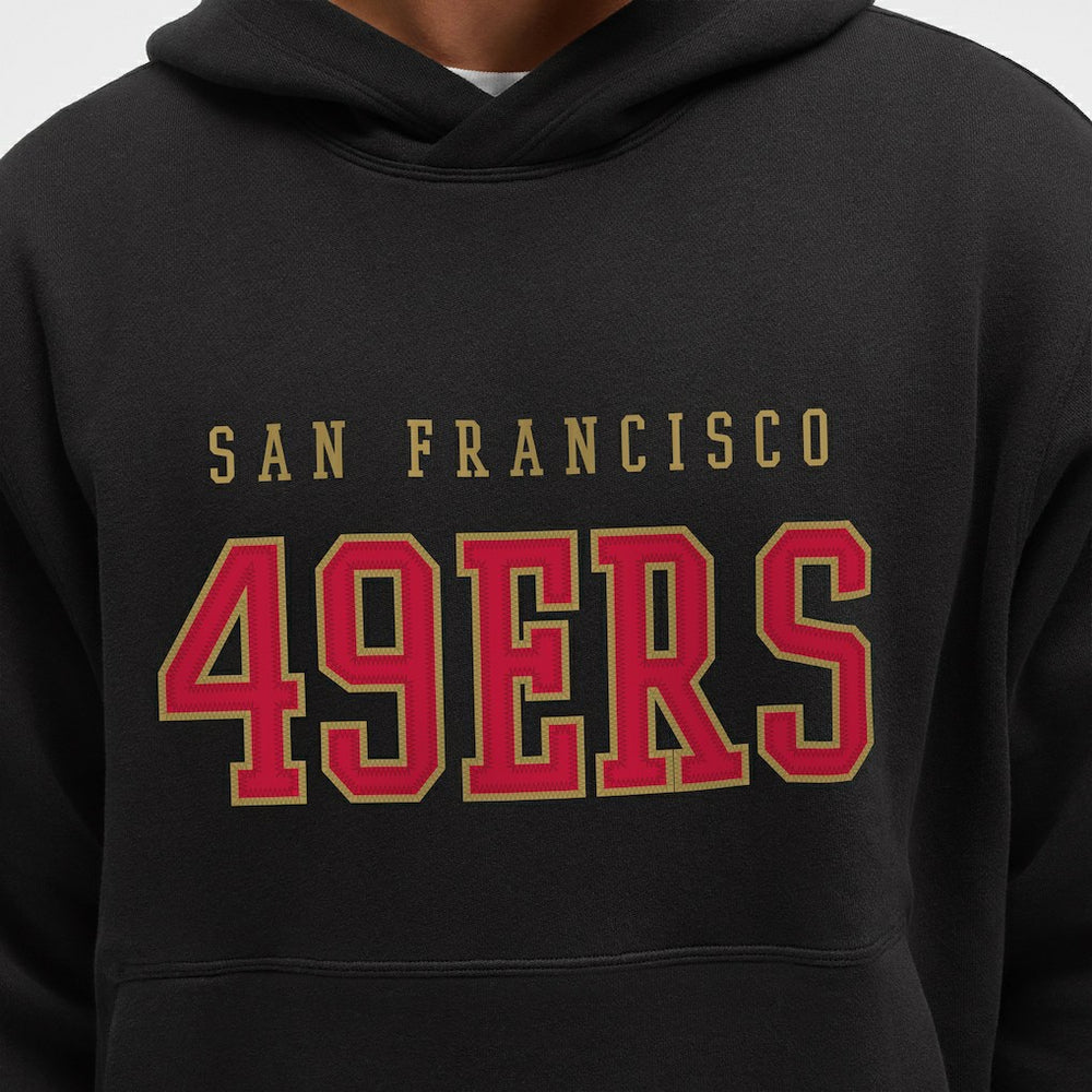 San Francisco 49ers lululemon Steady State Pullover Hoodie - Black Hoodies