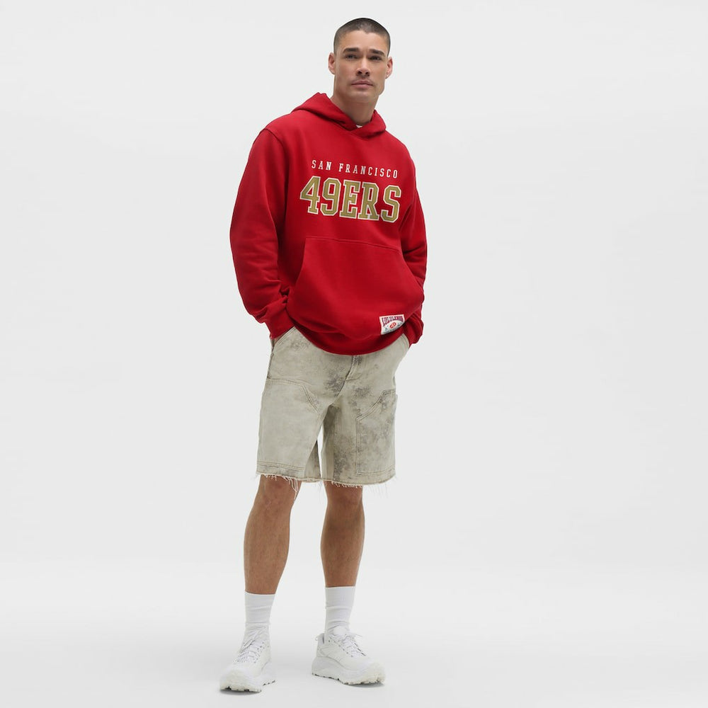 San Francisco 49ers lululemon Steady State Pullover Hoodie - College Crimson Hoodies