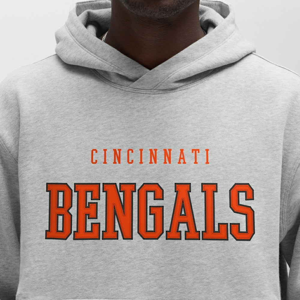 Cincinnati Bengals lululemon Steady State Pullover Hoodie - Heathered Silver Drop Hoodies