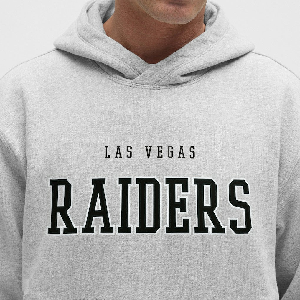 Las Vegas Raiders lululemon Steady State Pullover Hoodie - Heathered Silver Drop Hoodies