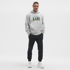 Los Angeles Rams lululemon Steady State Pullover Hoodie - Heathered Silver Drop Hoodies
