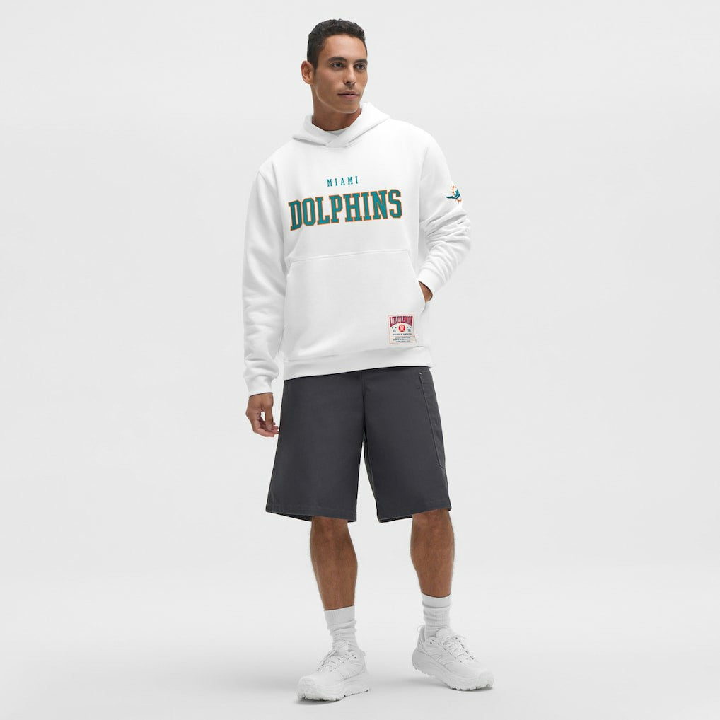 Miami Dolphins lululemon Steady State Pullover Hoodie - White Hoodies